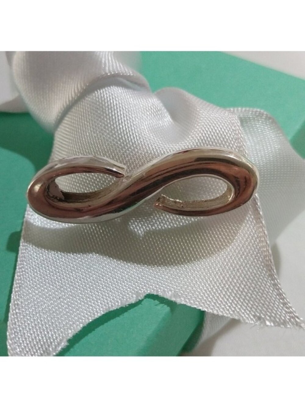 Sterling Silver 925 Infinity Eternity Tie Tack Pin Christian